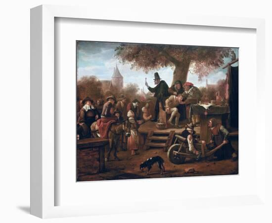 The Quacksalver-Jan Havicksz Steen-Framed Giclee Print