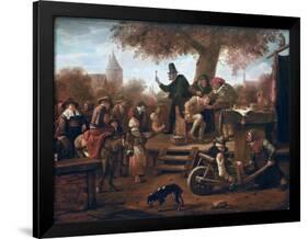 The Quacksalver-Jan Havicksz Steen-Framed Giclee Print