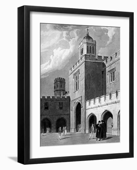 The Quadrangle, Rugby-William Westall-Framed Giclee Print