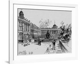 'The Quadrangle, Somerset House', c1890-Herbert Railton-Framed Premium Giclee Print