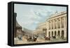 The Quadrant, Regent Street, from Piccadilly Circus, Published by Ackermann, circa 1835-50-Thomas Hosmer Shepherd-Framed Stretched Canvas