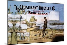The Quadrant Tricycle Company-null-Mounted Art Print