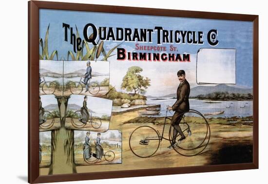 The Quadrant Tricycle Company-null-Framed Art Print