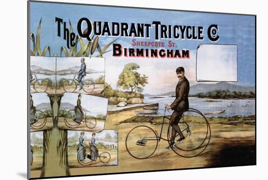 The Quadrant Tricycle Company-null-Mounted Premium Giclee Print