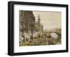 The Quai aux Fleurs and the Tour de l'Horloge-Marie Francois Girard-Framed Giclee Print