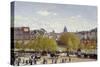 The Quai Du Louvre in Paris by Claude Monet-null-Stretched Canvas