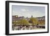 The Quai Du Louvre in Paris by Claude Monet-null-Framed Giclee Print