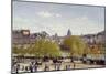 The Quai Du Louvre in Paris by Claude Monet-null-Mounted Giclee Print