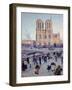 The Quai Saint-Michel and Notre-Dame by Maximilien Luce-null-Framed Photographic Print