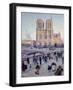 The Quai Saint-Michel and Notre-Dame by Maximilien Luce-null-Framed Photographic Print