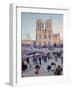 The Quai Saint-Michel and Notre-Dame by Maximilien Luce-null-Framed Photographic Print