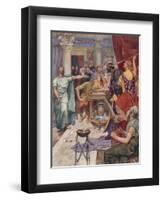 The Quarrel Between Alexander and Clitus-William Rainey-Framed Giclee Print