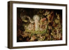 The Quarrel of Oberon and Titania, 1849-Sir Joseph Noel Paton-Framed Giclee Print