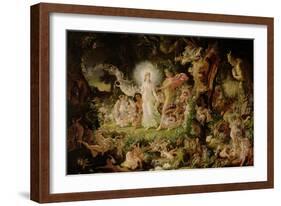 The Quarrel of Oberon and Titania, 1849-Sir Joseph Noel Paton-Framed Giclee Print