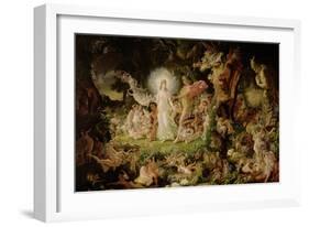 The Quarrel of Oberon and Titania, 1849-Sir Joseph Noel Paton-Framed Giclee Print