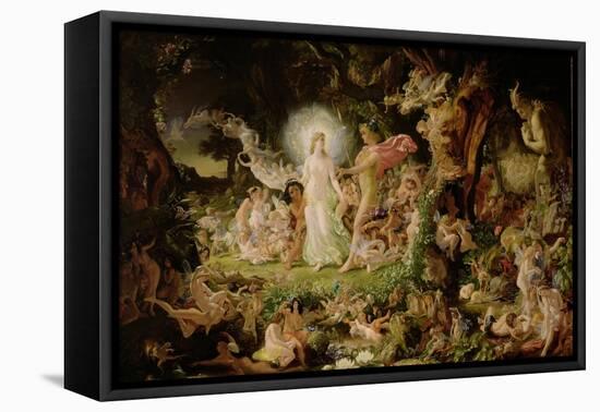 The Quarrel of Oberon and Titania, 1849-Sir Joseph Noel Paton-Framed Stretched Canvas