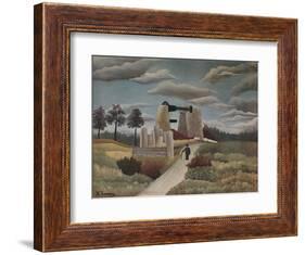 'The Quarry', 1923-Henri Rousseau-Framed Giclee Print