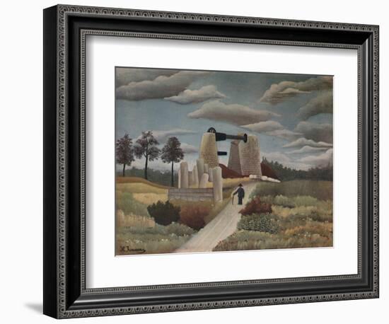 'The Quarry', 1923-Henri Rousseau-Framed Giclee Print