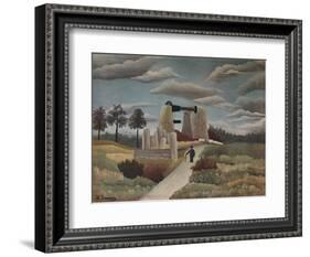 'The Quarry', 1923-Henri Rousseau-Framed Giclee Print