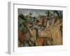 The Quarry at Bibemus, circa 1895-Paul Cézanne-Framed Giclee Print