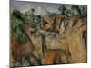 The Quarry at Bibemus, circa 1895-Paul Cézanne-Mounted Giclee Print