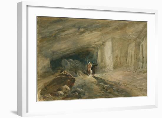 The Quarry Caverns, Jerusalem, 1869-William 'Crimea' Simpson-Framed Giclee Print