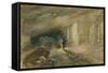 The Quarry Caverns, Jerusalem, 1869-William 'Crimea' Simpson-Framed Stretched Canvas