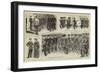 The Quarterly Inspection on Board Hm Training-Ship Boscawen-null-Framed Giclee Print