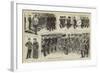 The Quarterly Inspection on Board Hm Training-Ship Boscawen-null-Framed Giclee Print