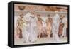 The Quartet-Albert Joseph Moore-Framed Stretched Canvas