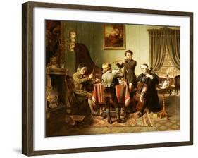 The Quartet-Friedrich-peter Hiddemann-Framed Giclee Print