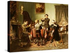 The Quartet-Friedrich-peter Hiddemann-Stretched Canvas