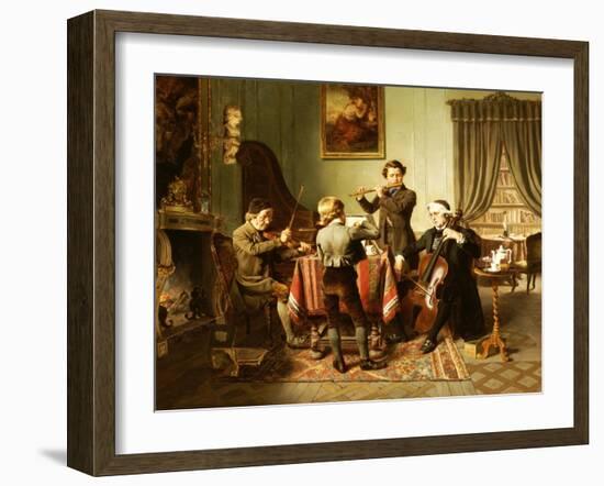 The Quartet-Friedrich-peter Hiddemann-Framed Giclee Print