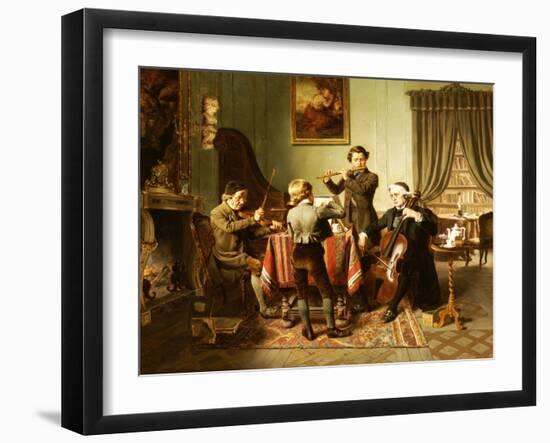 The Quartet-Friedrich-peter Hiddemann-Framed Giclee Print