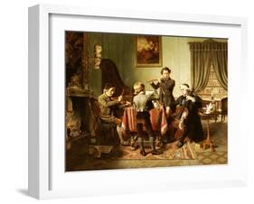 The Quartet-Friedrich-peter Hiddemann-Framed Giclee Print