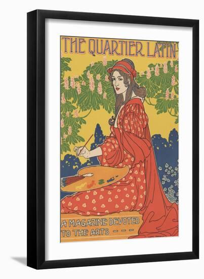 The Quartier Latin-Louis John Rhead-Framed Art Print