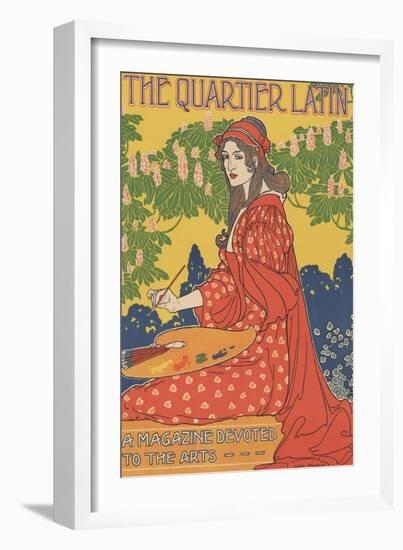 The Quartier Latin-Louis John Rhead-Framed Art Print