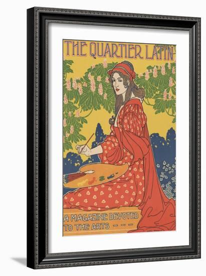 The Quartier Latin-Louis John Rhead-Framed Art Print