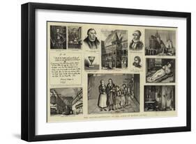 The Quater-Centenary of the Birth of Martin Luther-null-Framed Giclee Print