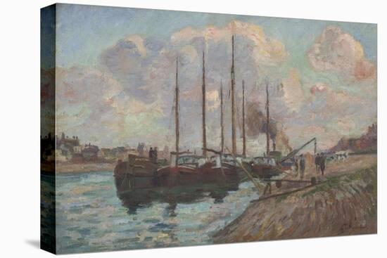 The Quay at Austerlitz-Jean Baptiste Armand Guillaumin-Stretched Canvas