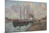 The Quay at Austerlitz-Jean Baptiste Armand Guillaumin-Mounted Giclee Print