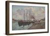 The Quay at Austerlitz-Jean Baptiste Armand Guillaumin-Framed Giclee Print