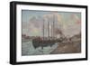 The Quay at Austerlitz-Jean Baptiste Armand Guillaumin-Framed Giclee Print