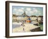 The Quay at Dieppe in Sunlight, 1905-Gustave Loiseau-Framed Premium Giclee Print