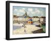 The Quay at Dieppe in Sunlight, 1905-Gustave Loiseau-Framed Premium Giclee Print