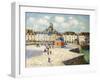 The Quay at Dieppe in Sunlight, 1905-Gustave Loiseau-Framed Premium Giclee Print