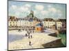 The Quay at Dieppe in Sunlight, 1905-Gustave Loiseau-Mounted Giclee Print