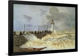 The Quay at le Havre, 1868-Claude Monet-Framed Giclee Print