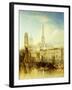 The Quay at Rouen. 1853-J. Henshall-Framed Giclee Print