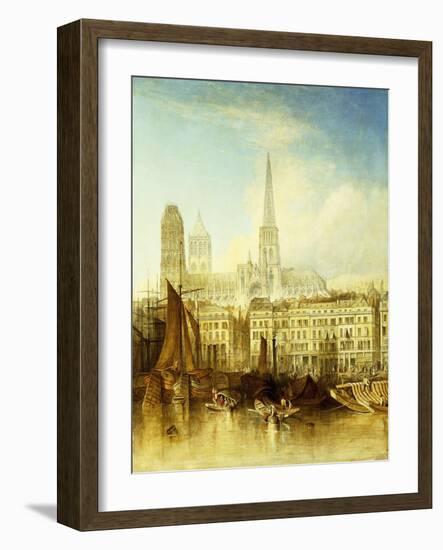 The Quay at Rouen-Henshall J.-Framed Giclee Print